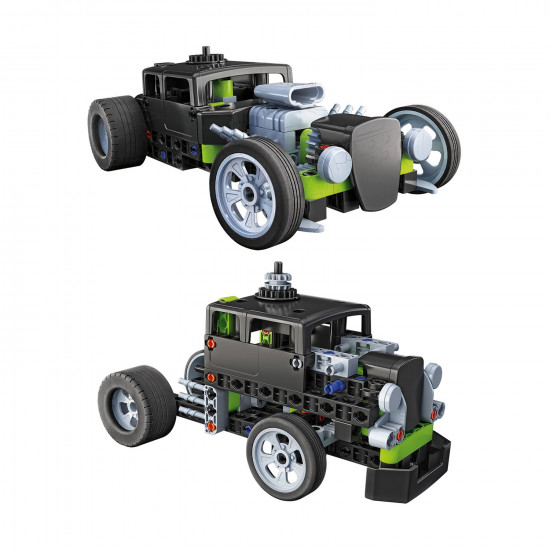 AS Clementoni: Μαθαίνω amp;amp; Δημιουργώ STEM - Εργαστήριο Μηχανικής Αγωνιστικό Αυτοκίνητο amp;amp; Φορτηγό (1026-63658)