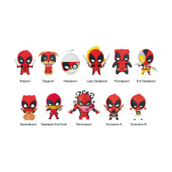 Monogram Marvel: Deadpool (Series3) (Blind Bag/Random) 3D Foam Bag Clips Figures (68595)