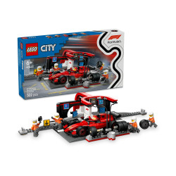 LEGO® City: F1® Pit Stop amp;amp; Pit Crew with Ferrari Car (60443)