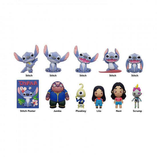 Monogram Disney: Lilo amp;amp; Stitch Movie (Series1) (Blind Bag/Random) 3D Foam Bag Clips Figures (84060)