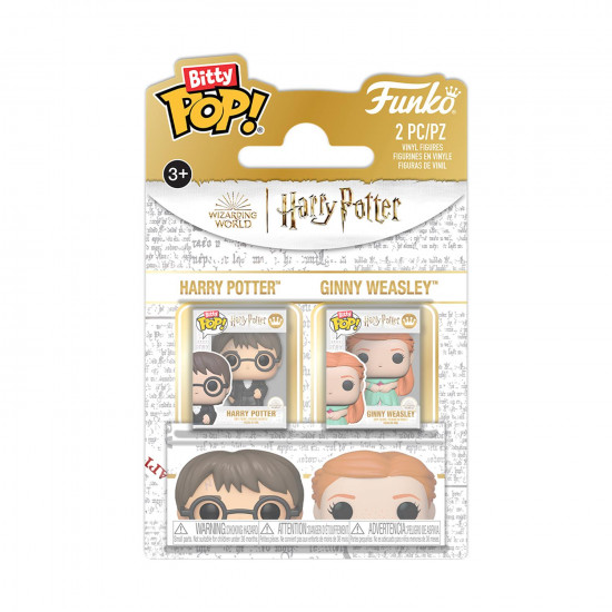 Funko Bitty Pop! 2-Pack: Harry Potter - Harry Potter amp;amp; Ginny Weasley Vinyl Figures