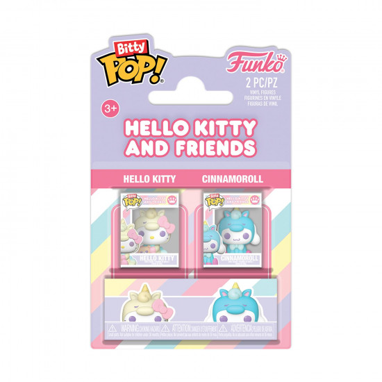 Funko Bitty Pop! 2-Pack: Hello Kitty amp;amp; Friends - Hello Kitty amp;amp; Cinnamoroll Vinyl Figures