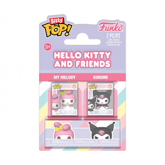 Funko Bitty Pop! 2-Pack: Hello Kitty and Friends - My Melody amp;amp; Kuromi Vinyl Figures
