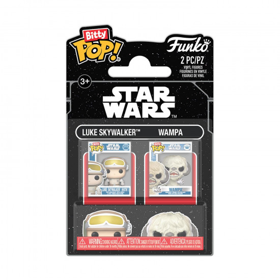 Funko Bitty Pop! 2-Pack Disney: Star Wars - Luke Skywalker amp;amp; Wampa Vinyl Figures