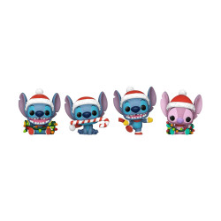 Funko Pocket Pop! 4-Pack Disney: Lilo amp;amp; Stitch Holiday Vinyl Figures