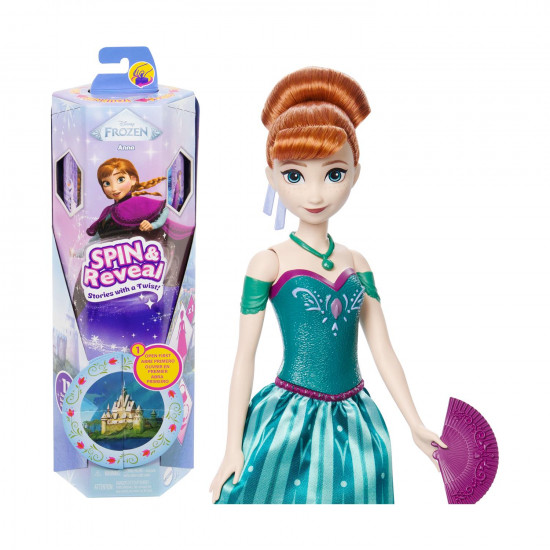 Mattel Disney Frozen: Spin amp;amp; Reveal - Anna Doll (JBG60)