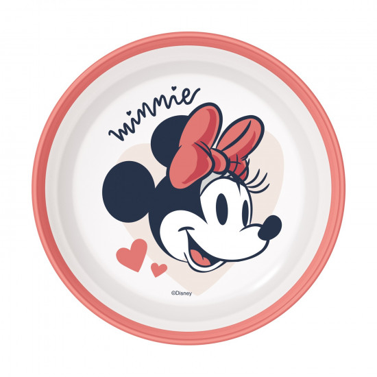Stor Disney: Minnie Mouse Heart Full Non Slip Bicolor Premium Bowl   (10792)