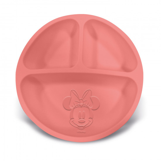 Stor Disney: Minnie Mouse - Toddler Divided Silicone Plate  (12235)