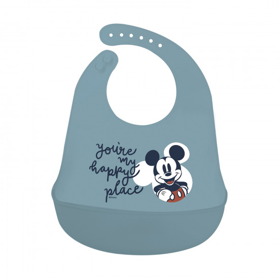 Stor Disney: Mickey Mouse Full Of Smiles - Toddler Silicone Bib  (10429)