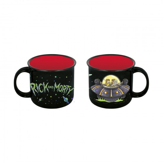 Stor: Rick amp;amp; Morty - Young Adult Breakfast Mug In Gift Box (415ml) (12868)