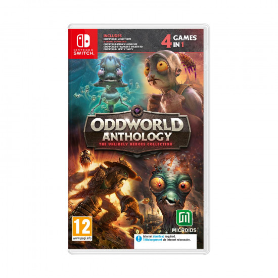 NSW Oddworld Anthology (4 games CIAB + 1game in cartridge)