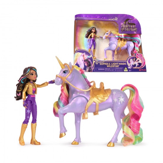 Spin Master Unicorn Academy: Sophia amp;amp; Light Magic Wildstar - Mini Doll amp;amp; Unicorn (6067325)