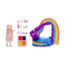 MGA Rainbow High: Littles Pool Day with Blush - Blush Parker Playset (522249)