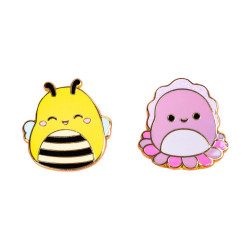 Fizz Squishmallows - Sunny amp;amp; Auggie Pin Badges x 2 CDU (350162)