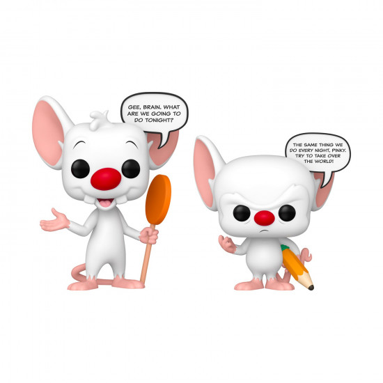Funko Pop! 2-Pack Animation Sayings: Pinky amp;amp; The Brain (Glows in The Dark) (Special Edition) Vinyl Figures