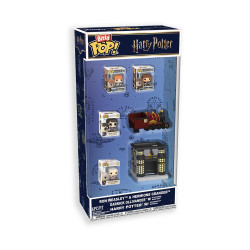 Funko Bitty Pop!: Harry Potter - Ron Weasley amp;amp; Hermione Granger / Garrick Ollivander/Ollivanders Wand Shop / Harry Potter W/Hogwarts Express Starter Set