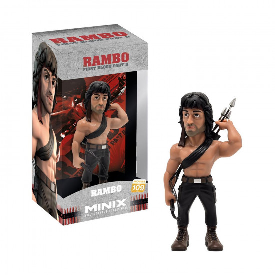Minix Collectible Figurines Movies: Rambo The First Blood Part 2 - Rambo With Bow Figure 12 cm (MNXA1000)