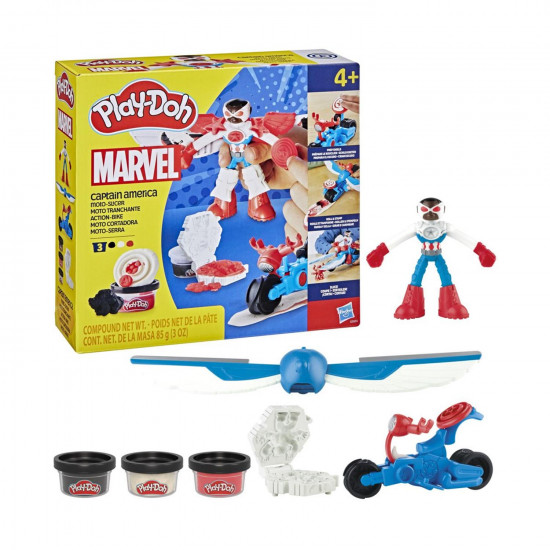 Hasbro Play-Doh Marvel: Captain America - Moto-Slicer (G0555)