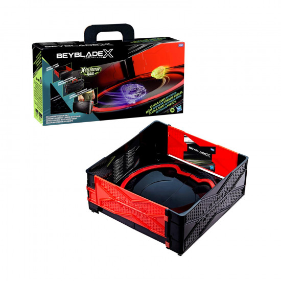Hasbro Bey Blade X:  X-Celerator Rail - Clash amp;amp; Carry Beystadium (G0841)
