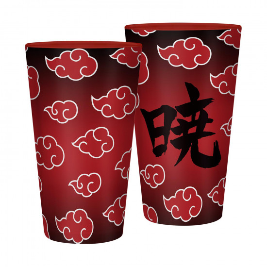 Abysse: Naruto Shippuden - Akatsuki Large Glass (400ml) (ABYVER230)