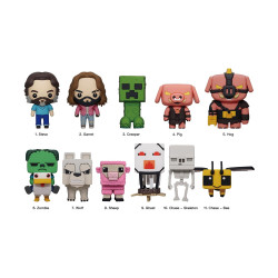 Monogram: Minecraft Movie (Series1) (Blind Bag/Random) 3D Foam Bag Clips (37035)