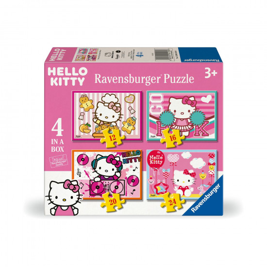 Ravensburger Puzzle: Hello Kitty -  Dream Big, Sparkle More! (4in1) (12004158)
