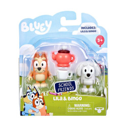 Giochi Preziosi Bluey:School Friends - Lila amp;amp; Bingo 2 Pack Figure (BLY87000)