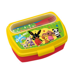 Stor: Bing - Funny Sandwich Box With Cutlery (10529)