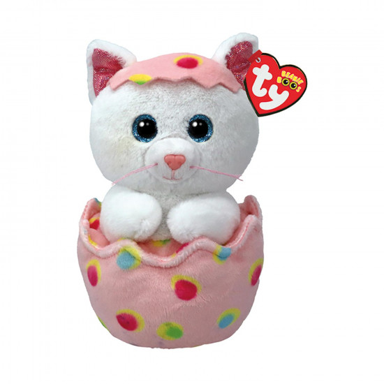 AS Beanie Boos: Giggle The Cat In An Egg - Plush 15cm (1607-37369)
