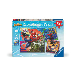 Ravensburger: Marvel Spiderman - Puzzle (3x49pcs) (12004115)