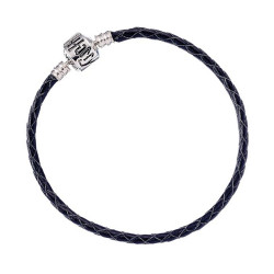 Carat Shop Harry Potter - Leather Charm Bracelet 19cm Black (HP0029-19)