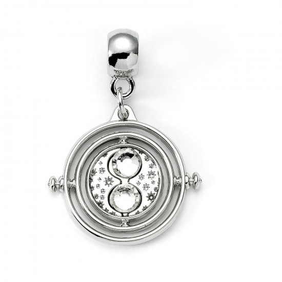 Carat Shop Harry Potter - Time Turner Silver Tone Slider Charm (HP000674)