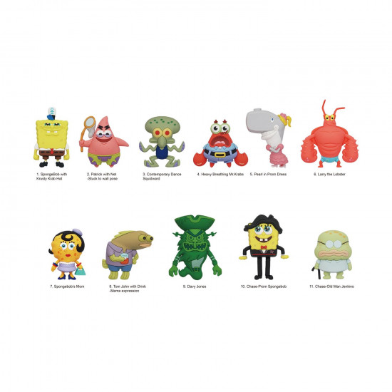 Monogram: Nickelodeon - SpongeBob SquarePants (Series4) (Blind Bag/Random) 3D Foam Bag Clips Figures (63255)