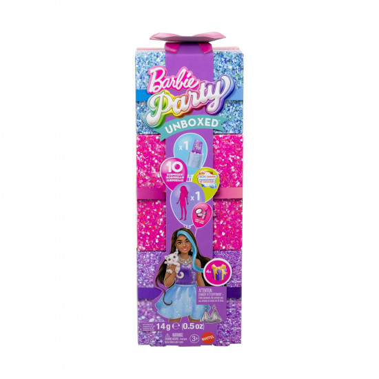Mattel Barbie Reveal: Glam Party Unboxed - Brunette Doll (JFY66)