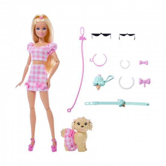 Mattel Barbie: Twinning Looks - Doll and Dog with Accessories (JFP36)