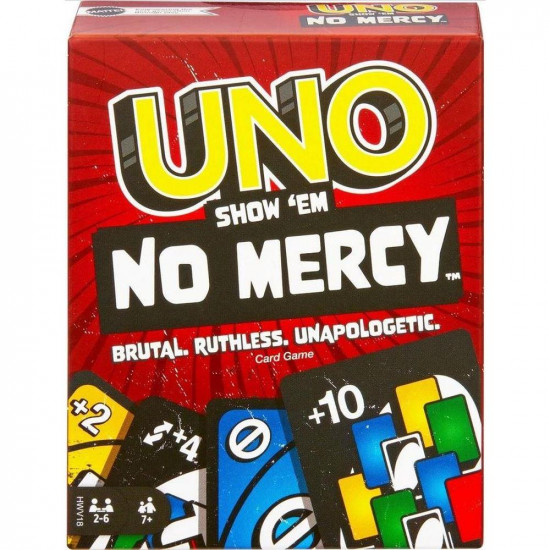 Mattel Uno: Show 'Em No Mercy Card Game (HWV18)