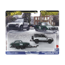 Mattel Hot Wheels: Collectible - Truck With Vehicle – Hw Land Rover Defend 110 (JBM29)
