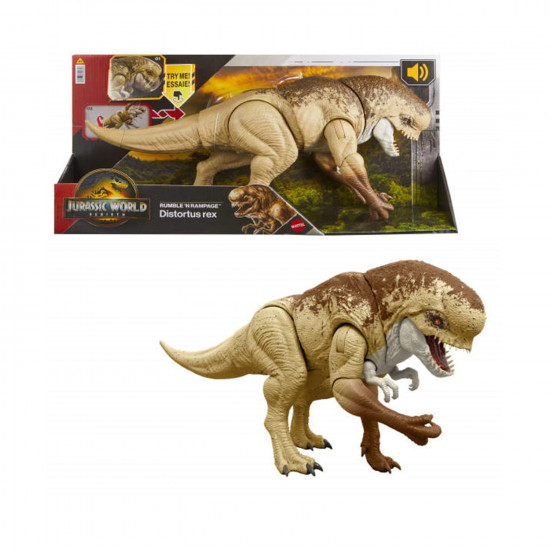 Mattel Jurassic World Rebirth: Rumble N' Rampage - Distortus Rex (JGB58)