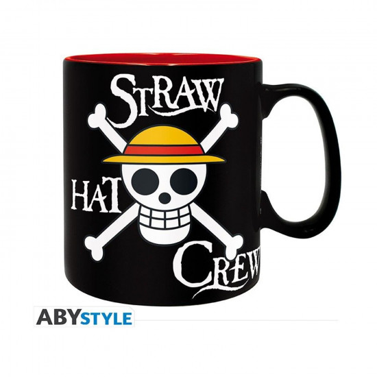 Abysse: One Piece - Luffy amp;amp; Skull  Mug (460ml) (ABYMUGA451)
