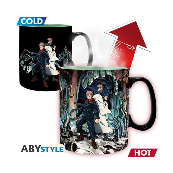 Abysse: Jujutsu Kaisen - Itadori amp;amp; Sukuna Heat Change Mug (460ml) (ABYMUGA511)