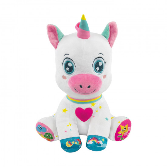 AS Baby Clementoni: Τζενάκι Το Μονοκεράκι - Βρεφικό Παιχνίδι (Μιλάει Ελληνικά / Greek Language) (1000-63430)