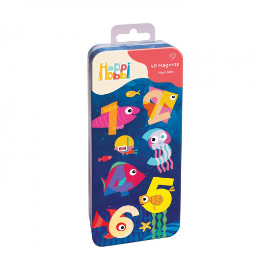 AS Happi Hobbi: Magnet Tin - Numbers (1029-64070)
