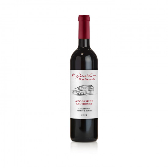 Kelesidou - Arothimies - Organic Red Dry Wine Xinomavro - Merlot - Syrah,750ml