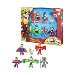 Hasbro Marvel Iron Man And His Awesome Friends: Armored Up Avengers Pack - Figures (G1255)