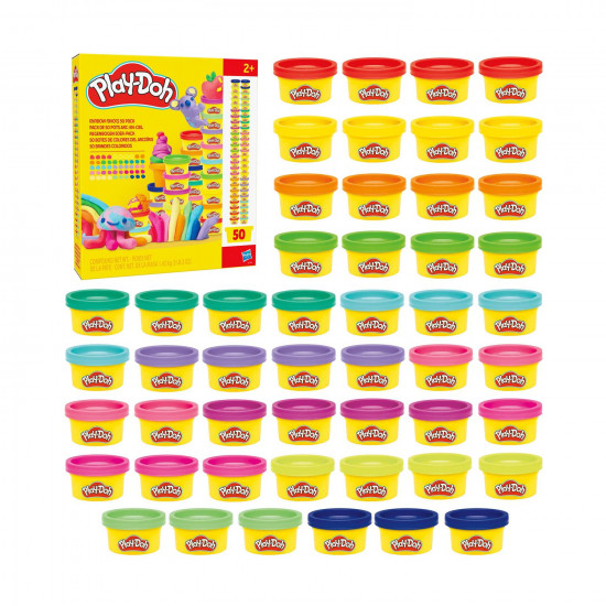 Hasbro Play-Doh: Doh amp;amp; More - Super Rainbow Favors 50 Pack (G1761)