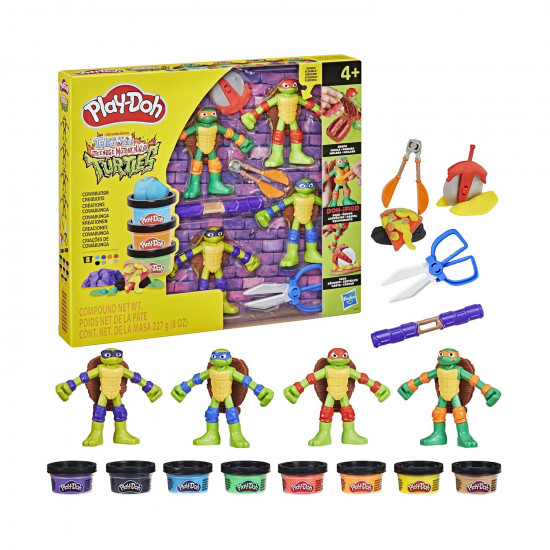Hasbro Play-Doh TMNT: Tales of the Teenage Mutant Ninja Turtles - Cowabunga Creations (G0556)