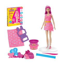Hasbro Play-Doh: Fashion - Barbie Designer Dolls Hearts And Hair (G1357)