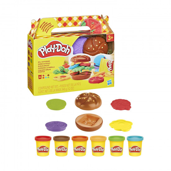 Hasbro Play-Doh: Doh amp;amp; More - Food Shapes Grill Fun Playset (G1614)