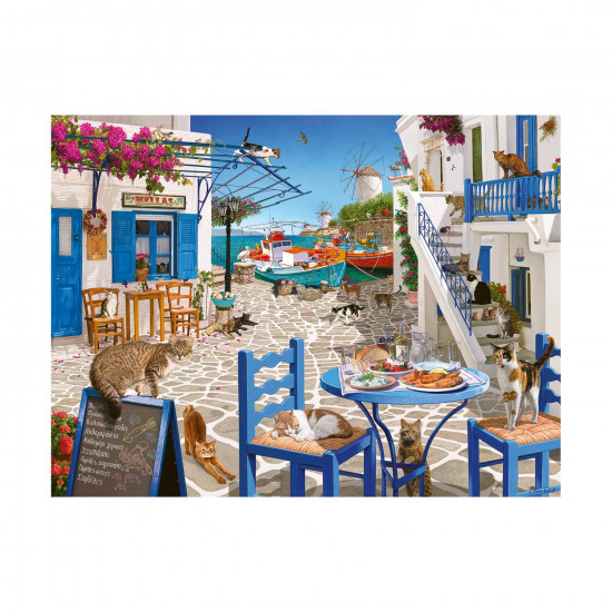 Ravensburger Puzzle: Cats in Mykonos (1500 pcs) (12001450)