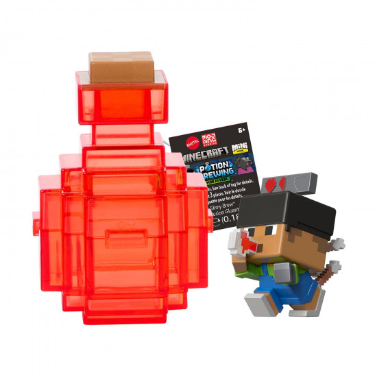 Mattel Minecraft: Mini Mode - Potion Brewing Slimy Brew Red (JCD11)